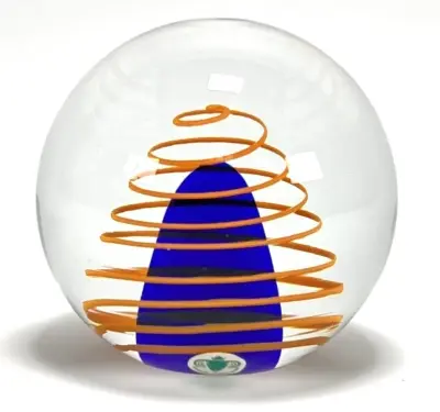 Glasobject, ontwerp Stanislav Libenský voor Beránek – Tsjechoslowakije, ca. 1980 – kavel bij Veilinghuis Klinkhamer, Groningen