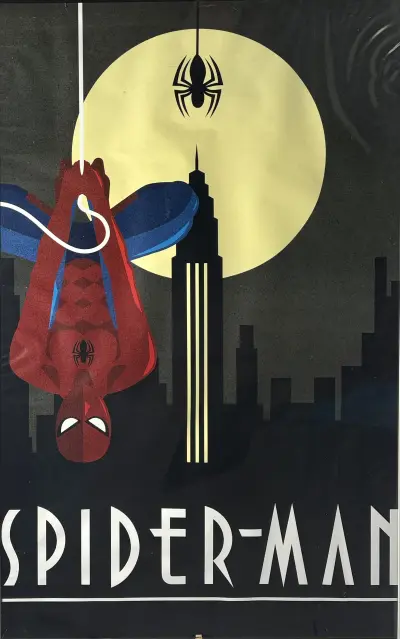 Poster Marvel Comics, Spider-Man, 21e eeuw – kavel bij Veilinghuis Klinkhamer, Groningen