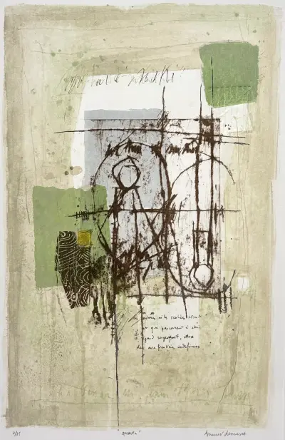 Litho, Bernard Remusat – "quarta", 2000 – kavel bij Veilinghuis Klinkhamer, Groningen