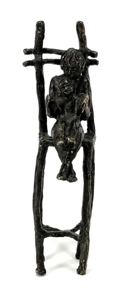 Bronzen beeld, Astrid Veldhuyzen-Koppen - “Ereplaats", 1990 – kavel bij Veilinghuis Klinkhamer, Groningen