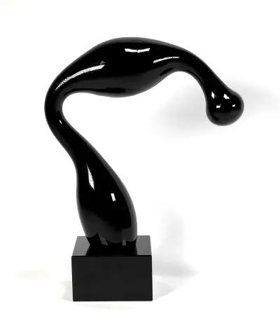 Glasobject - silhouet, ca. 2000 – kavel bij Veilinghuis Klinkhamer, Groningen