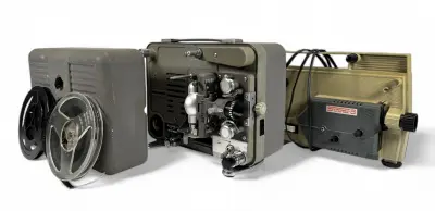 Mitica 8S en Gioca Super 8 filmprojectors - Bell & Koon en Gioca Milano, 8 mm, ca. 1970 – kavel bij Veilinghuis Klinkhamer, Groningen
