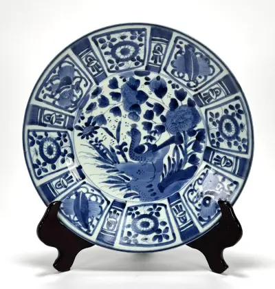 Wanli kraakschotel - late Ming-periode, China, circa 1600–1620 – kavel bij Veilinghuis Klinkhamer, Groningen