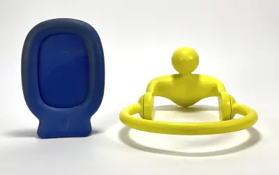 Fotolijst en handdoekring – Alessi, Italië, 1998/2001 – kavel bij Veilinghuis Klinkhamer, Groningen