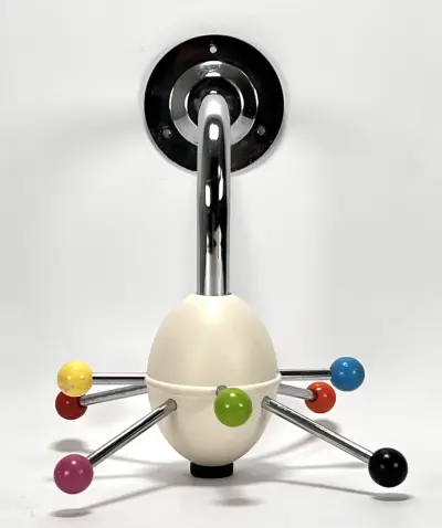 Wandkapstok, IKEA - model Sputnik, jaren '80 – kavel bij Veilinghuis Klinkhamer, Groningen