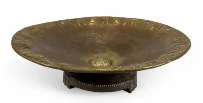 Jugendstil bronzen schaal, Karl Gehle - Duitsland, ca. 1920 – kavel bij Veilinghuis Klinkhamer, Groningen