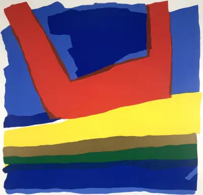 Zeefdruk, Frank Rosen - "Zonsopkomst", 1991 – kavel bij Veilinghuis Klinkhamer, Groningen