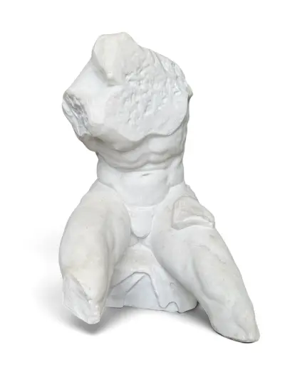 Marmeren torso - Belvedere in klassieke stijl, 20e eeuw – kavel bij Veilinghuis Klinkhamer, Groningen