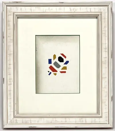 Offset druk, Bart van der Leck - "Roos", De Stijl, 1976 – kavel bij Veilinghuis Klinkhamer, Groningen