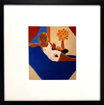 Kunstprent, Tom Wesselmann - "Great American Nude", Pop Art, eind 20e eeuw – kavel bij Veilinghuis Klinkhamer, Groningen