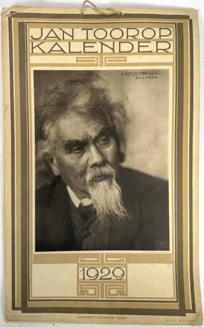 Jan Toorop kalender - uitgave Felix P. Abrahamson Amsterdam, 1929 – kavel bij Veilinghuis Klinkhamer, Groningen