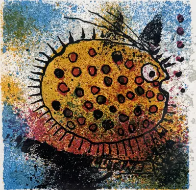 Staaldruk, Jan van der Meulen – kogelvis, 2004 – kavel bij Veilinghuis Klinkhamer, Groningen