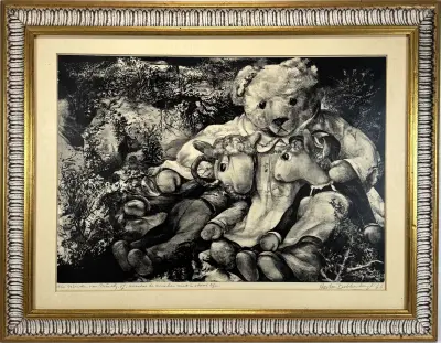 Litho, Aart van Dobbenburgh – "Drie vrienden van Marty", 1966 – kavel bij Veilinghuis Klinkhamer, Groningen