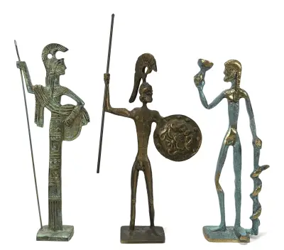 Metalen beelden - archeologische stijl, tweede helft 20e eeuw – kavel bij Veilinghuis Klinkhamer, Groningen
