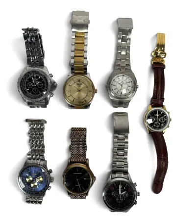 Lot horloges, eind 20e eeuw – kavel bij Veilinghuis Klinkhamer, Groningen
