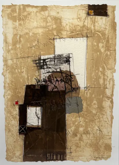 Schilderij, Bernard Remusat - 'Möle', 20e eeuw – kavel bij Veilinghuis Klinkhamer, Groningen