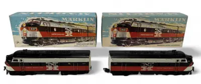 Märklin New Haven F7 diesellocomotieven, jaren '60 – kavel bij Veilinghuis Klinkhamer, Groningen