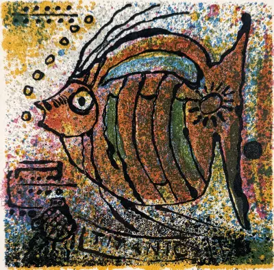 Staaldruk, Jan van der Meulen – vis, 2004 – kavel bij Veilinghuis Klinkhamer, Groningen