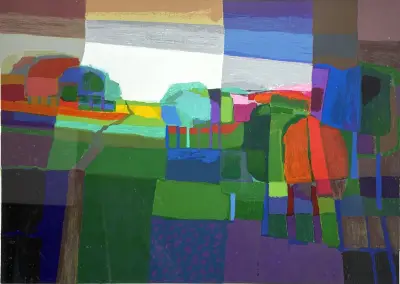 Zeefdruk, Ton Schulten – "In volle bloei", 1999 – kavel bij Veilinghuis Klinkhamer, Groningen