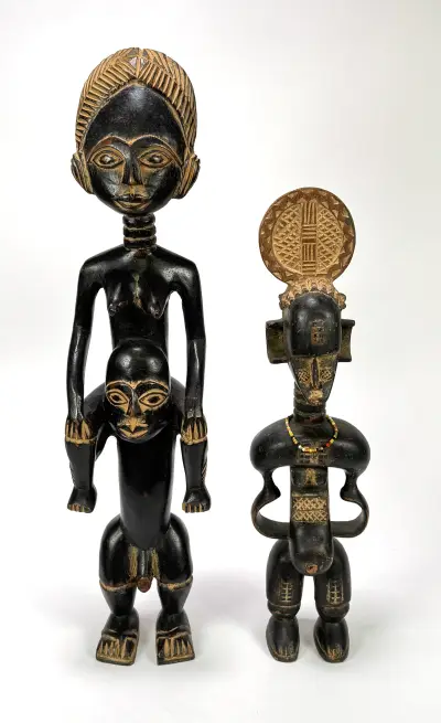 Houten beelden – figuren en vruchtbaarheidssymboliek, Afrika, tweede helft 20e eeuw – kavel bij Veilinghuis Klinkhamer, Groningen