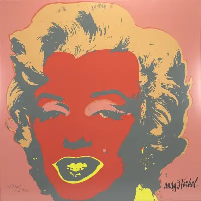 Litho, Andy Warhol – Marilyn Monroe, CMOA editie, late 20e eeuw – kavel bij Veilinghuis Klinkhamer, Groningen