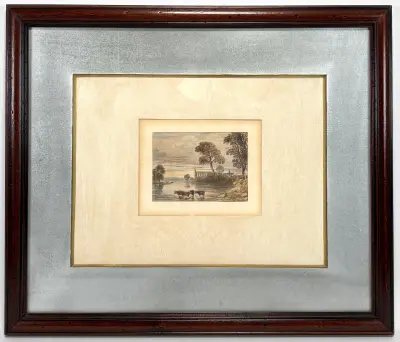 Schilderij – Bolton Abbey Yorkshire, 19e eeuw – kavel bij Veilinghuis Klinkhamer, Groningen