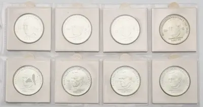 Zilveren 10 gulden gedenkmunten – Koningin Beatrix en Marshallplan, 1997 – kavel bij Veilinghuis Klinkhamer, Groningen