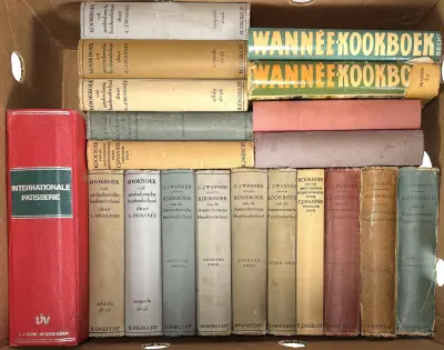 Kookboeken, o.a. C.J. Wannée – diverse drukken, 20e eeuw – kavel bij Veilinghuis Klinkhamer, Groningen