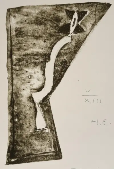 Litho, Martin Tissing - "Aanwezig", 1993 – kavel bij Veilinghuis Klinkhamer, Groningen
