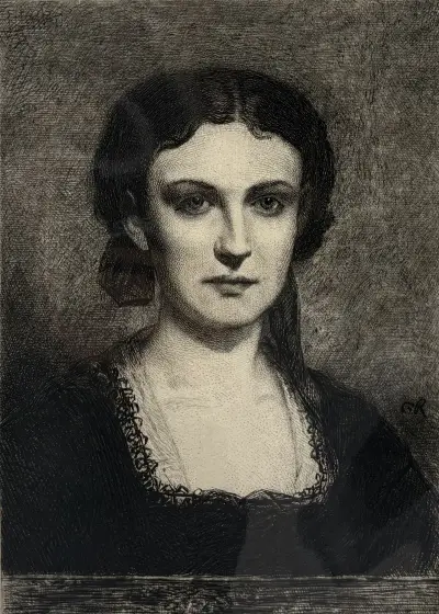 Heliogravure, L.G. Ricard – 'Portrait de Madame de Calonne', postume druk 1890 – kavel bij Veilinghuis Klinkhamer, Groningen