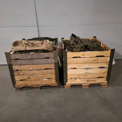2x Partij camouflage kleding en uitrusting, Woodland / KPU / KL / Falke / Profile – kavel bij Onlineveilingmeester, Groningen
