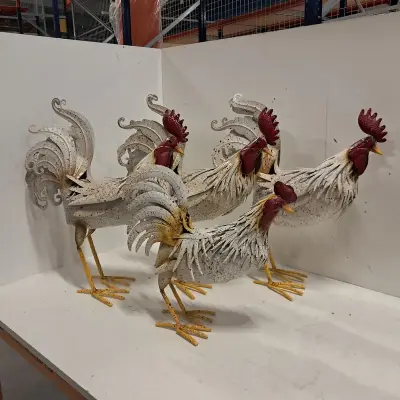 4x Decoratie Haan – kavel bij Onlineveilingmeester, Groningen