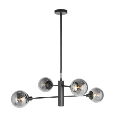Hanglamp met onderlicht, Steinhauer, Constellation 3804ZW, Zwart, 2026 – kavel bij Onlineveilingmeester, Groningen