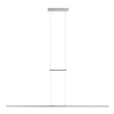 Hanglamp 150 cm breed | 2100 lumen, Steinhauer, Profilo 3318ST, Staal, 2026 – kavel bij Onlineveilingmeester, Groningen