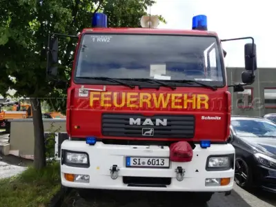 1 MAN Rüstwagen RW 2, Aufbau Fa. Schmitz – kavel bij Zoll-Auktion, Burbach