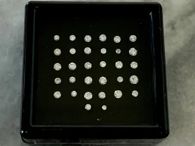 Diamant - 1.04 carat natuurlijke geslepen diamant – kavel bij Onlineveilingmeester