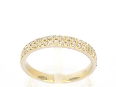 Gouden rijring met diamanten – kavel bij Onlineveilingmeester