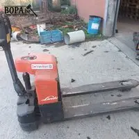 Elektrische pallet lifter Linde – kavel bij BOPA Auctions, Houthulst