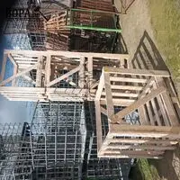 Houten kisten. 4 stuks – kavel bij BOPA Auctions, Houthulst