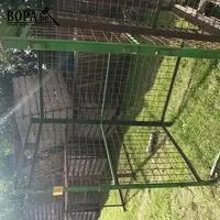Groene metalen kooi. 3 stuks – kavel bij BOPA Auctions, Houthulst