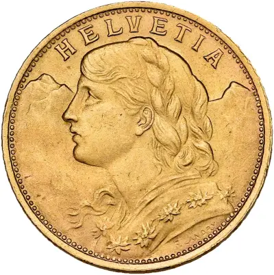 20 Francs – kavel bij Schulman, Schulman Gallery Amsterdam