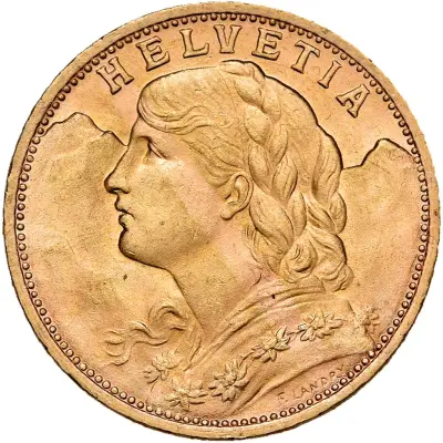 20 Francs – kavel bij Schulman, Schulman Gallery Amsterdam