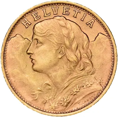 20 Francs – kavel bij Schulman, Schulman Gallery Amsterdam