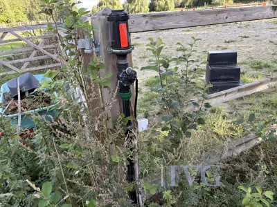 Besproeiingsinstallatie voor springpiste – kavel bij IVG, Glandorf