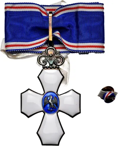 Order of the falcon. commander's cross – kavel bij Schulman, Schulman Gallery Amsterdam