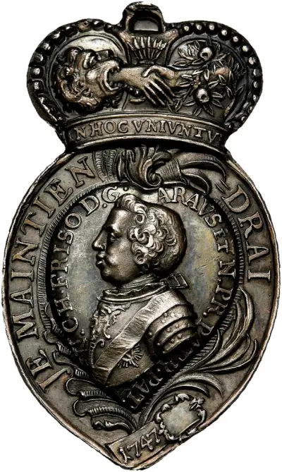 Verheffing van willem karel hendrik friso tot stadhouder willem iv – kavel bij Schulman, Schulman Gallery Amsterdam
