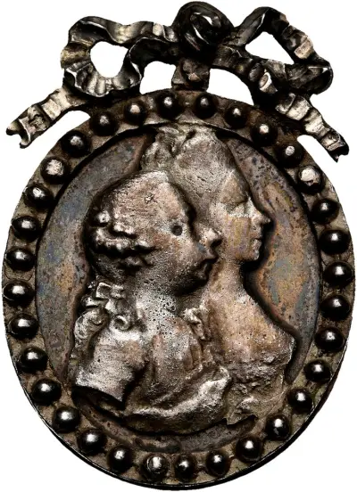 Orangistisch draagteken van willem v en wilhelmina – kavel bij Schulman, Schulman Gallery Amsterdam