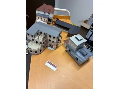 1 Konvolut 4 Bausätze Industrie Lasercut, Modellbau, H0 Spur – kavel bij Zoll-Auktion, Bad Kreuznach