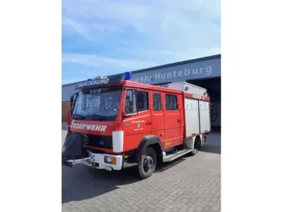 1 Feuerwehrfahrzeug LF 8 - Mercedes Benz Typ FP8/8, Ziegeler – kavel bij Zoll-Auktion, Bohmte