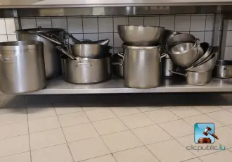 Set roestvrijstalen pannen en vergieten – kavel bij Nl.clicpublic